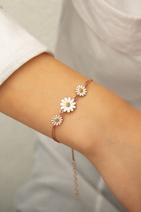 دستبند نقره صورتی زنانه 925 عیار Sinsirella - کد 790132467