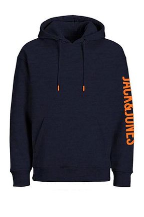 سوئیشرت سرمه ای مردانه ساده Jack & Jones - کد 790321334