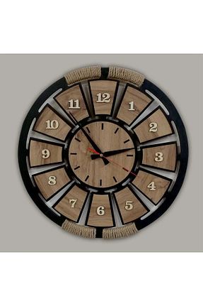 ساعت دیواری مشکی 40 * 40 Genel Markalar - کد 790350052