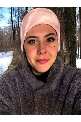 کش سر صورتی زنانه پنبه ای Bukiro - کد 790110197