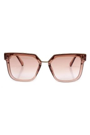 عینک آفتابی بژ زنانه UV400 zebechka - کد 790509799