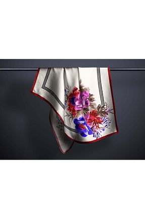 شال بژ زنانه ابریشم hijabchi - کد 790561830