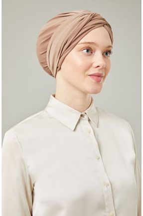 کلاه شنای حجاب قهوه ای زنانه Melodi Scarf - کد 790635560