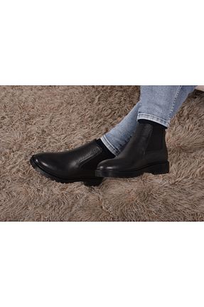 بوت / نیم بوت مشکی مردانه پلی اورتان Azim Shoes - کد 790154110