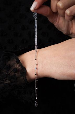 دستبند نقره زنانه 925 عیار Sinsirella - کد 790132398