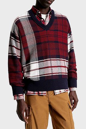 پلیور سرمه ای مردانه رگولار Tommy Hilfiger - کد 790302255