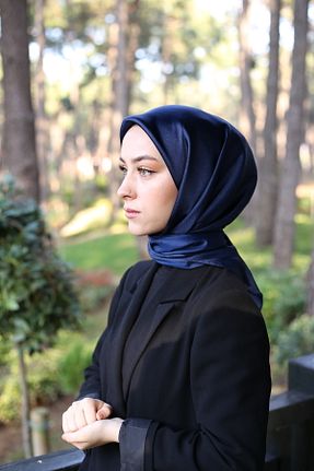 روسری رنگی پلی استر Akel - کد 790303149