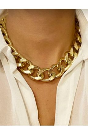 گردنبند جواهر طلائی زنانه روکش طلا کد 734761721