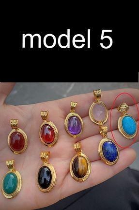 گردنبند نقره آبی زنانه 925 عیار Erer Gümüş - کد 790575996