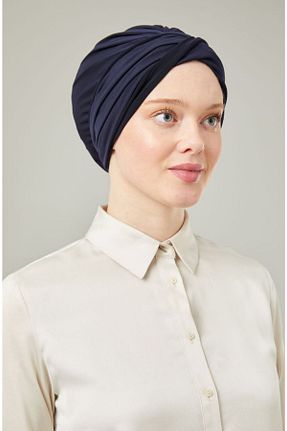 کلاه شنای حجاب سرمه ای زنانه Melodi Scarf - کد 790634023