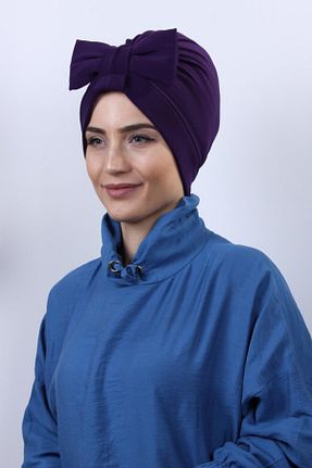 کلاه شنای حجاب بنفش زنانه Genel Markalar - کد 47766030