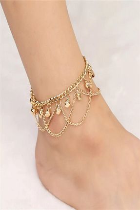 خلخال جواهر طلائی زنانه فلزی Lilith - کد 47948984
