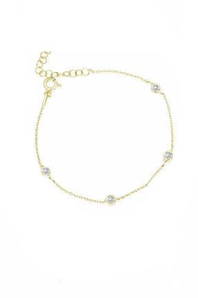 دستبند نقره سفید زنانه 925 عیار Trend Silver - کد 48121419