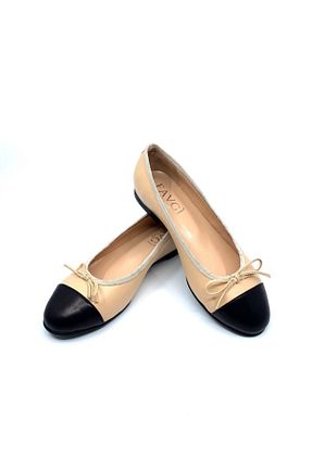 کفش کژوال مشکی زنانه چرم خالص Favgi - کد 156549729