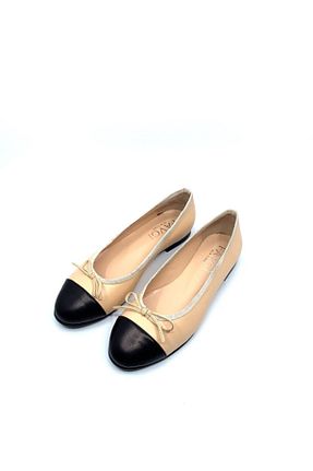 کفش کژوال مشکی زنانه چرم خالص Favgi - کد 156549729