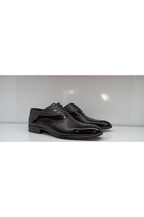 کفش کلاسیک مشکی مردانه چرم خالص Pierre Cardin - کد 101298996