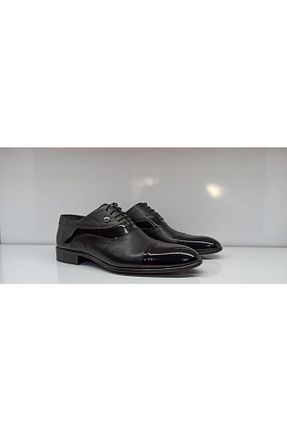 کفش کلاسیک مشکی مردانه چرم خالص Pierre Cardin - کد 101298996