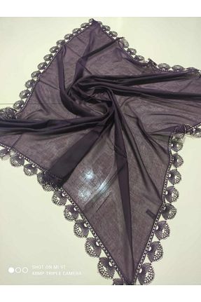 روسری مشکی 100 x 100 ALLURİNG - کد 101304606
