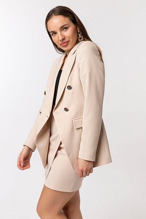 کت بژ زنانه رگولار Swass - کد 101721290