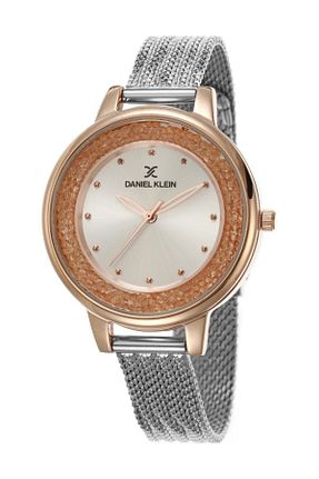 ساعت مچی طلائی زنانه استل (فولاد) Daniel Klein - کد 37277669