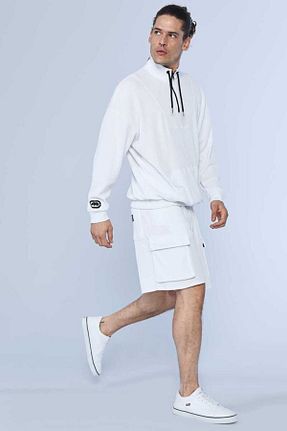 سوئیشرت سفید مردانه ساده Ecko Unltd - کد 102787604