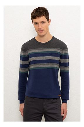 پلیور آبی مردانه ساده U.S. Polo Assn. - کد 55294283