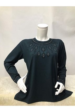 بلوز سبز زنانه ساده Nacar - کد 102903145