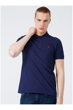 پولوشرت سرمه ای مردانه پنبه ای U.S. Polo Assn. - کد 98112641