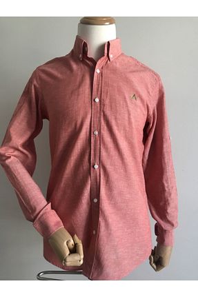 پیراهن زرشکی مردانه رگولار acw fashion - کد 103018326