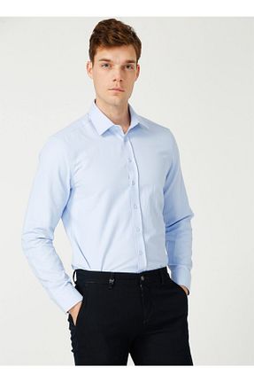 پیراهن آبی مردانه رگولار Pierre Cardin - کد 103149958