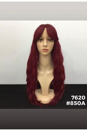 کلاه گیس زرشکی زنانه PERUK - کد 790303921