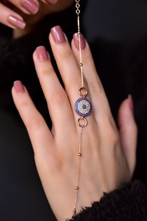 دستبند نقره صورتی زنانه 925 عیار Sinsirella - کد 790132749