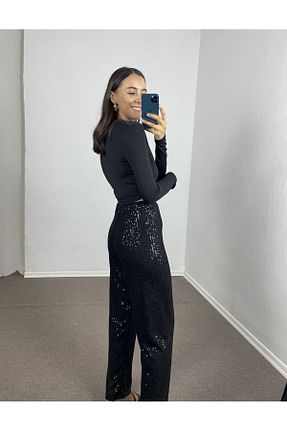 بلوز مشکی زنانه ساده Myrum butik - کد 790482788