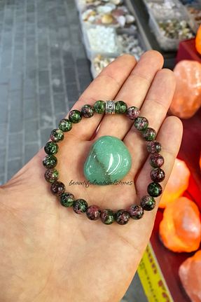 دستبند جواهر رنگی زنانه سنگ طبیعی NBS Beautiful Naturel Stones - کد 790514486
