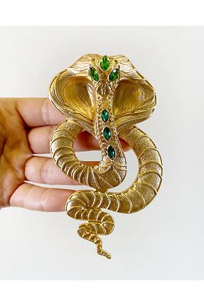 سنجاق سینه طلائی فلزی Miss Evita - کد 790563942