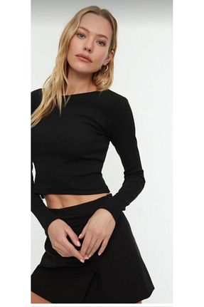 بادی مشکی زنانه Boxy Nsb Tasarım - کد 790648676