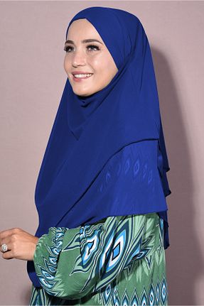 شال سرمه ای زنانه شیفون Nowa Scarf - کد 790851486