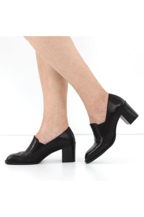 کفش کلاسیک مشکی زنانه پاشنه متوسط ( 5 - 9 cm ) کد 756125925
