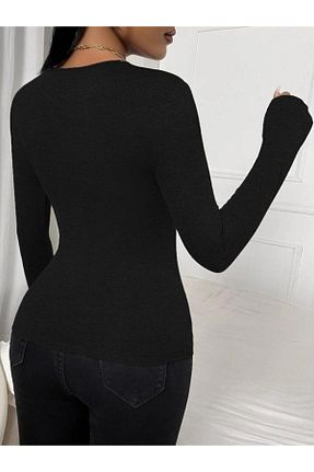 بادی مشکی زنانه یقه دوچرخه Butik - کد 791223404