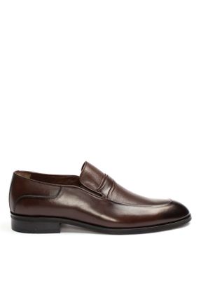 کفش کلاسیک قهوه ای مردانه پاشنه کوتاه ( 4 - 1 cm ) کد 52362866