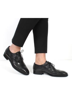 کفش کلاسیک مشکی مردانه پاشنه کوتاه ( 4 - 1 cm ) کد 307185238