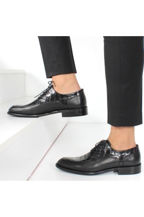 کفش کلاسیک مشکی مردانه پاشنه کوتاه ( 4 - 1 cm ) کد 366021419