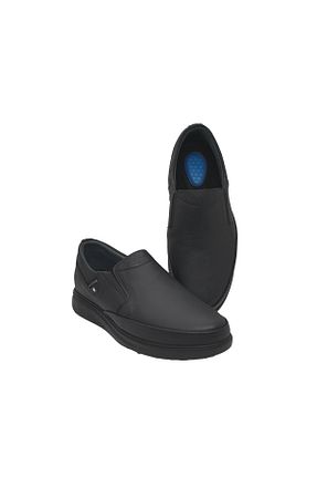 کفش کژوال مشکی مردانه چرم خالص Black Vein - کد 789323843
