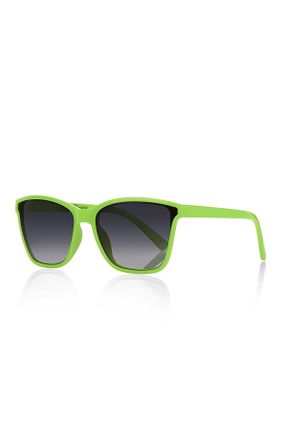 عینک آفتابی سبز بچه گانه 42 UV400 مات هندسی کد 783468534
