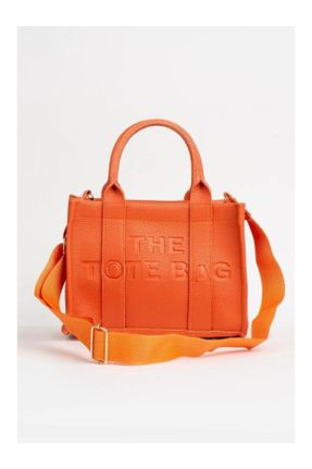 کیف دوشی نارنجی زنانه چرم مصنوعی کد 790817400