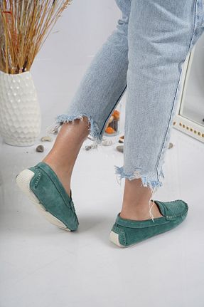 کفش کژوال آبی زنانه چرم خالص Osso - کد 286799692