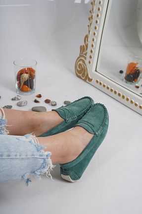 کفش کژوال آبی زنانه چرم خالص Osso - کد 286799692