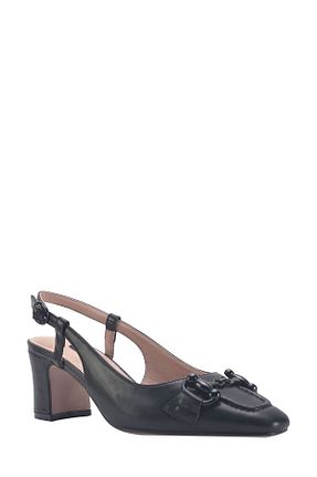 کفش پاشنه بلند کلاسیک مشکی زنانه چرم مصنوعی Nine West - کد 791005946