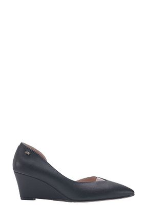 کفش پاشنه بلند پر مشکی زنانه پاشنه متوسط (5-9 سانتی متر) Nine West - کد 791006318