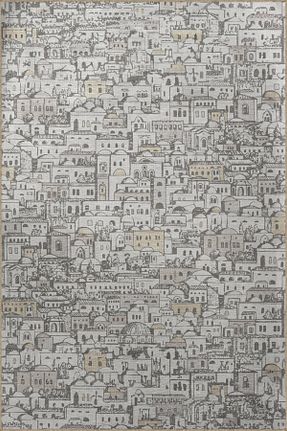 فرش رنگی قابل شستشو Rugs Modern Halı - کد 791062049